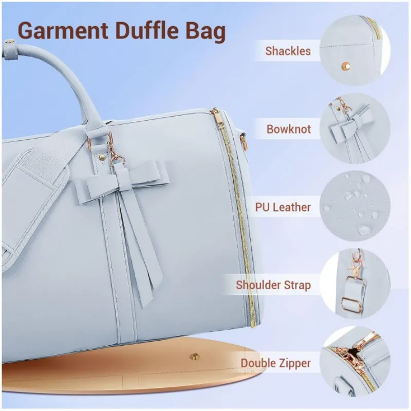 2025 New Women's Waterproof We - Leather Work Duffle Bag ulasan dan harga